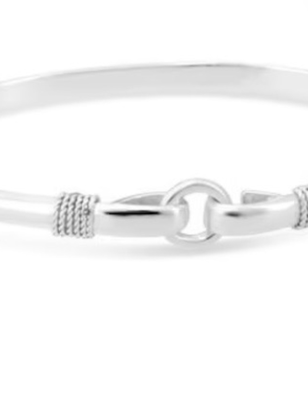 Cape Cod Sterling Silver Porthole Bracelet - Picture 2 of 5